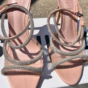 SCHUTZ Louise Embellished Strappy Sandals